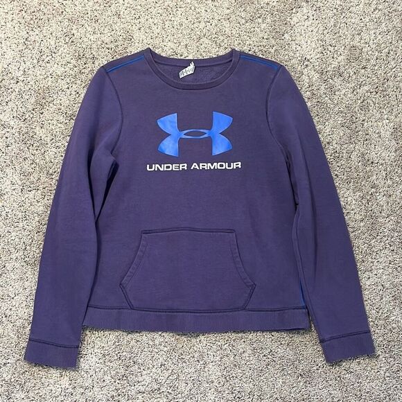 Under Armour Dusty Purple Crewneck Sweatshirt Size Medium - Picture 1 of 5